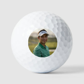 Custom Photo Golf Ball Birthday Gift for Golfer ゴルフボール