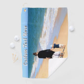 Custom Photo Golf Towel Gift Personalized Text ゴルフタオル (インサイチュ)