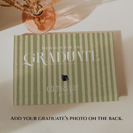 Custom Photo Graduation Guest Book ゲストブック