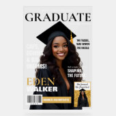 Custom Photo Graduation Magazine Display アクリルサイン (正面)