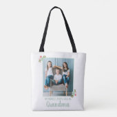 Custom Photo Grandma トートバッグ (裏面)