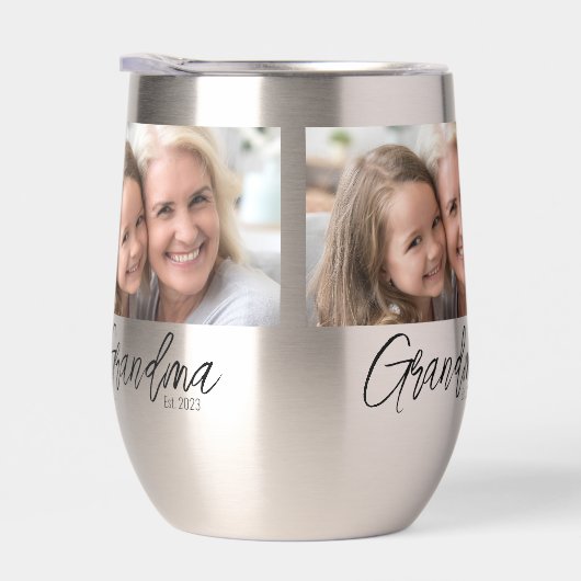 Custom Photo Grandma Established Year (右面)