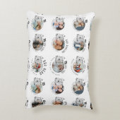 Custom Photo Grandson Birthday アクセントクッション (裏面(縦))