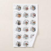 Custom Photo Grandson Birthday バスタオルセット (ハンドタオル)