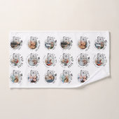 Custom Photo Grandson Birthday バスタオルセット (ハンドタオル)