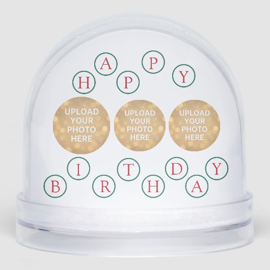 Custom Photo Happy Birthday (正面)