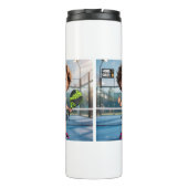 Custom Photo Head Padel/Pickleball Player Caricatu タンブラー (裏面)