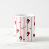 Custom Photo Heart Pattern Mug for Father's Day コーヒーマグカップ (中央)