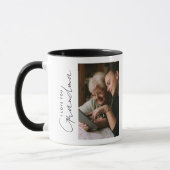Custom Photo I love you Grandma マグカップ (左)