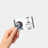 Custom Photo ID Card Badge Lanyard バッジ (手持ち)