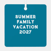 Custom photo keepsake ornament メタルオーナメント (裏面)