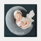 Custom photo keepsake precious baby マグネット (正面)
