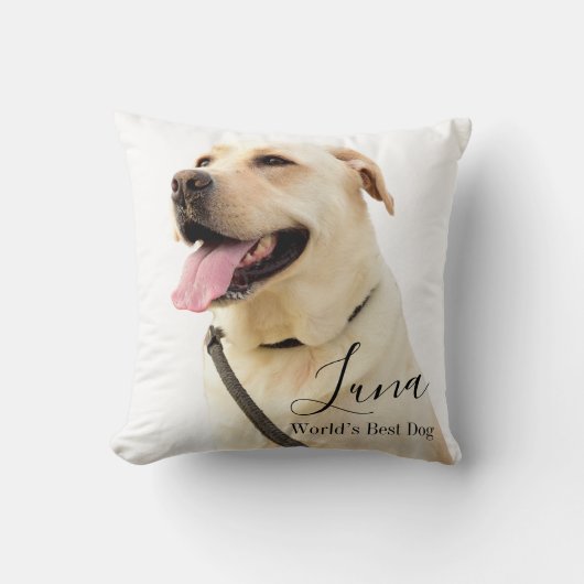 Custom Photo Labrador Retriever Personalized クッション (正面)