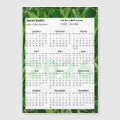 Custom Photo Lawn Care 2026 Calendar Magnet (正面)