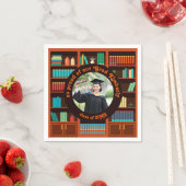 Custom Photo Library-Themed スタンダードカクテルナプキン (インサイチュ)