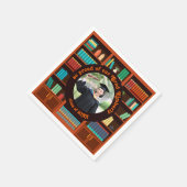 Custom Photo Library-Themed スタンダードカクテルナプキン (角)