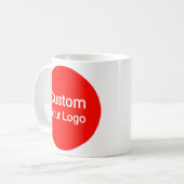 Custom Photo & Logo  | Personalized コーヒーマグカップ (正面左)