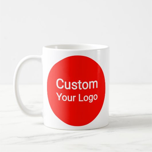 Custom Photo & Logo  | Personalized コーヒーマグカップ (左)