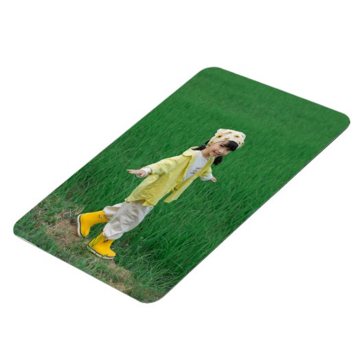 Custom Photo Magnet with Your Image マグネット (左側)