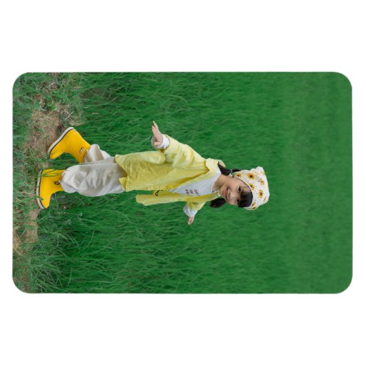 Custom Photo Magnet with Your Image マグネット (横)