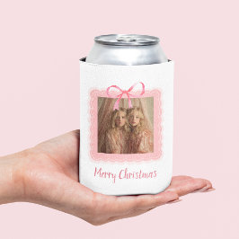 Custom Photo Merry Christmas Can Cooler 缶クーラー