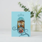 📸 Custom Photo & Message Card – Personalized Text シーズンポストカード (スタンド正面)