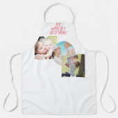 Custom Photo Mom Happy Mother's Day Apron エプロン (正面)