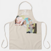 Custom Photo Mom Happy Mother's Day Apron エプロン (正面)