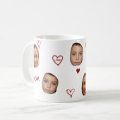 Custom Photo “Mom” Mug – Personalized Mother’s Day コーヒーマグカップ (正面左)