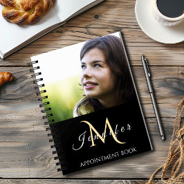 Custom Photo Monogram Appointment Monthly Daily プランナー手帳