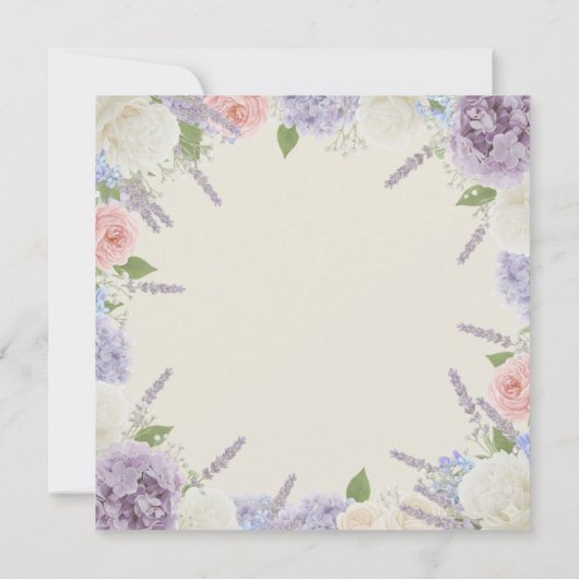 Custom Photo Mother's day 招待状 (裏面)