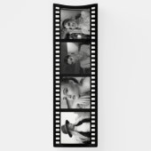 Custom Photo Movie Strip Banner, Hollywood Party  横断幕 (縦)