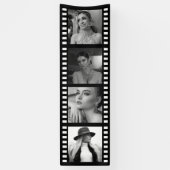 Custom Photo Movie Strip Banner, Hollywood Party  横断幕 (縦)