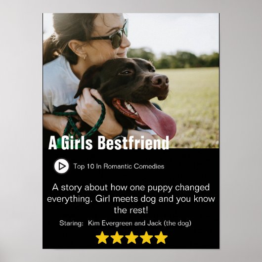 Custom Photo Movie with Your Picture, Title & Cred ポスター (正面)