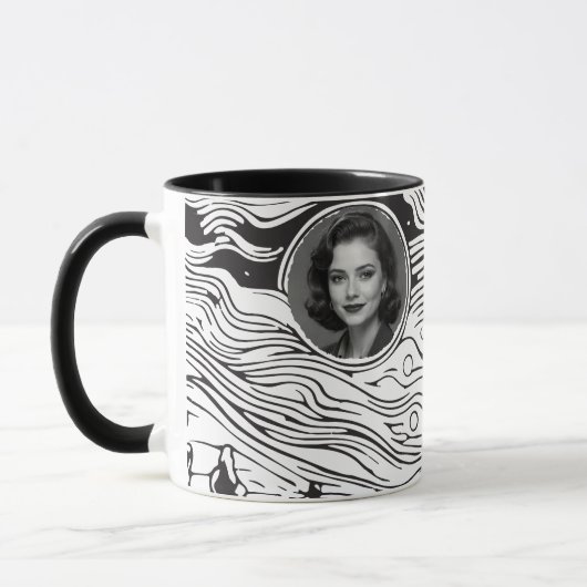 Custom Photo Mug classic dad/mom マグカップ (左)