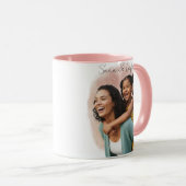 Custom Photo Mug for Family Couple マグカップ (正面右)