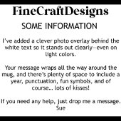 Custom Photo Mug Grandma, Modern One Photo Easy コーヒーマグカップ