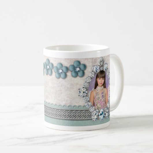Custom photo Mug, Personalized Coffee Cup designer コーヒーマグカップ (正面右)