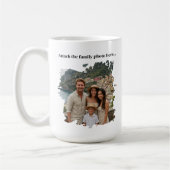 Custom Photo Mug – Personalized Family Picture  コーヒーマグカップ (左)