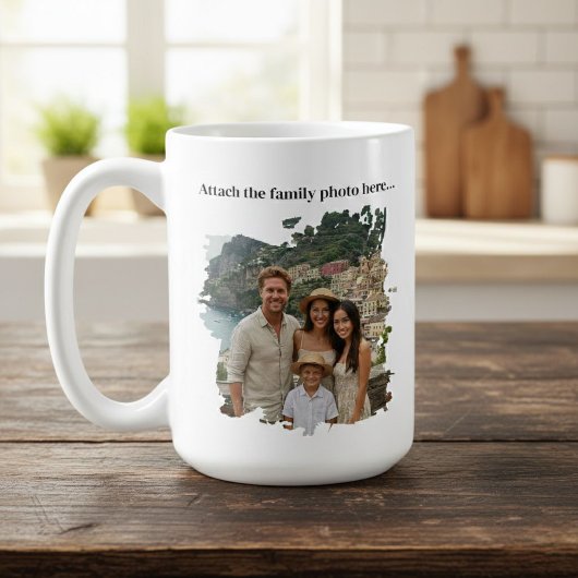 Custom Photo Mug – Personalized Family Picture  コーヒーマグカップ