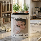 Custom Photo Mug Personalized Gift with Text マグカップ