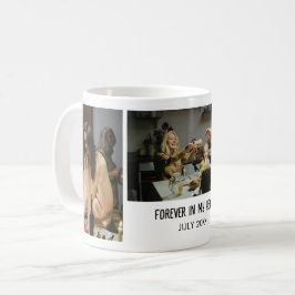 Custom Photo Mug with Personal Message and Date コーヒーマグカップ