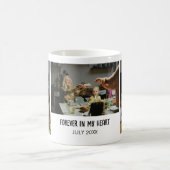 Custom Photo Mug with Personal Message and Date コーヒーマグカップ (中央)