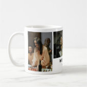 Custom Photo Mug with Personal Message and Date コーヒーマグカップ (左)