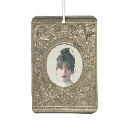 Custom Photo & Name Archivist Personal カーエアーフレッシュナー (正面)