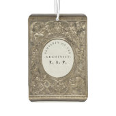 Custom Photo & Name Archivist Personal カーエアーフレッシュナー (裏面)