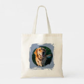 Custom Photo & Name Golden Retriever Mom tote bag トートバッグ (裏面)