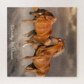 Custom Photo & Name Jigsaw Puzzle Gift ジグソーパズル (横)