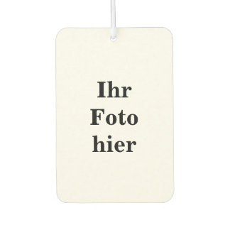 Custom photo name personalized Autolufterfrischer カーエアーフレッシュナー