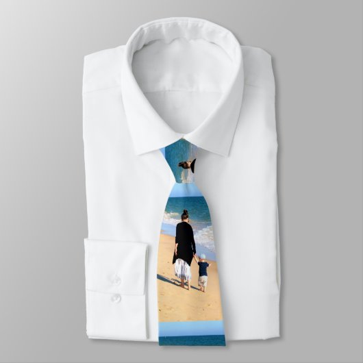 Custom Photo Neck Tie Personalized Name ネクタイ (タイ)